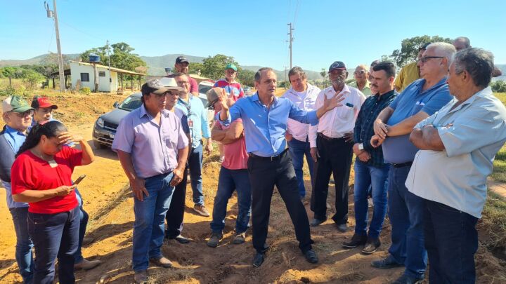 Wilson Santos participa do início das obras de pavimentação da BR-070/163/468 em Leverger