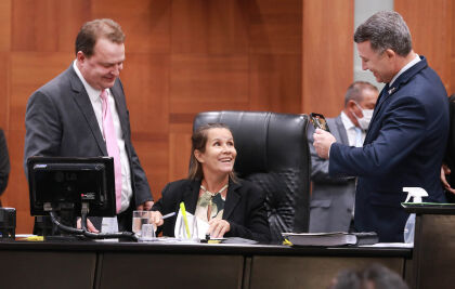 Posse de Valdeniria Ferreira como deputada estadual
