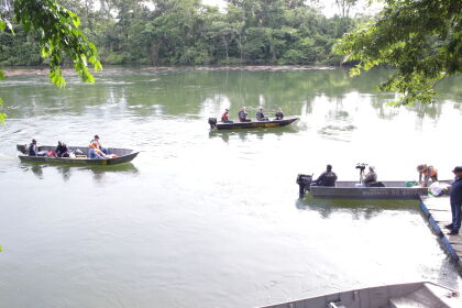 A jornada pretendida inclui percorrer as águas do rio da nascente à foz e deve terminar no próximo sábado (21) no encontro do rio Cuiabá com o rio São Lourenço