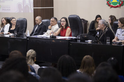 O debate foi comandado pela deputada licenciada Janaina Riva (MDB), que contou com apoio do deputado Silvano Amaral (MDB), atualmente investido no cargo 