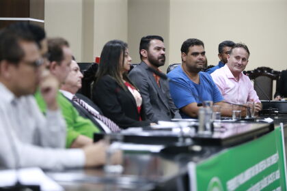 A reunião foi conduzida pelo titular da Primeira Secretaria da Casa, deputado Max Joel Russi, autor do requerimento que originou a Frente Parlamentar