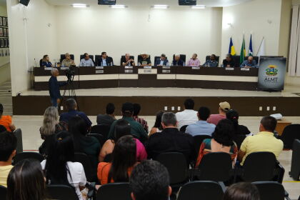 Audiência pública na cidade de Vila Rica para debater a segurança pública regional
