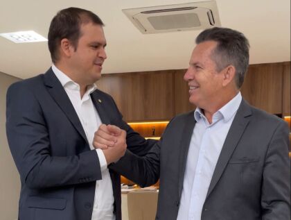 Thiago Silva e Mauro Mendes debatem investimentos para Rondonópolis