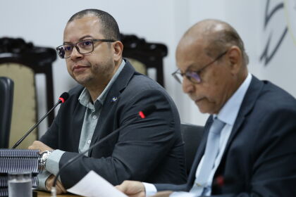 O secretário adjunto de Planejamento e Gestão de Políticas Públicas, Sandro Luís Brandão Campos, participou da audiência pública