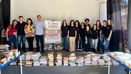 Campanha de doação de livros gabinete deputado Thiago Silva