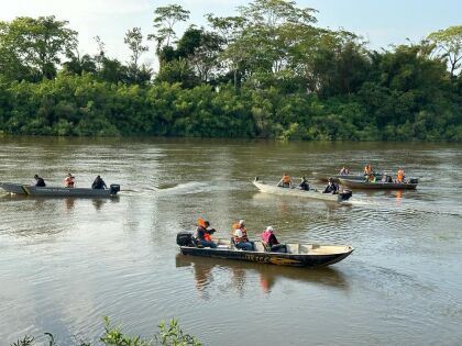 Expedição Fluvial Rio Cuiabá completa segunda etapa