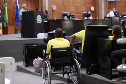 Audiência Pública em parceria com o Tribunal de Contas para debater assuntos de políticas públicas voltadas para pessoas com deficiência