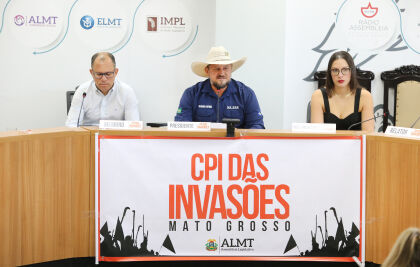Deputados Fábio Tardin (PSB), Gilberto Cattani (PL) e Janaína Riva (MDB)