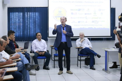 Comissão da ALMT e Fórum Pró-Ferrovia discutem chegada dos trilhos a Cuiabá