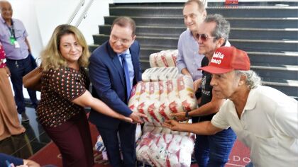 Assembleia Social distribui 2,5 toneladas de alimentos para 4 instituições filantrópicas