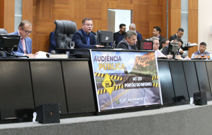 Audiência pública debate alternativas para a rodovia Cuiabá-Chapada