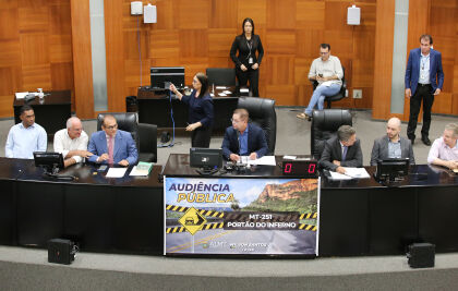 Audiência pública debate alternativas para a rodovia Cuiabá-Chapada