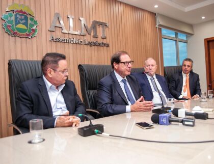 ALMT recebe visita Ministro Luis Felipe Salomão - CNJ