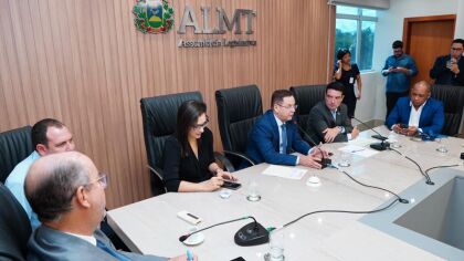 ALMT recebe representantes da AMM, MP e PGE para tratar do Fethab Diesel