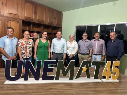 Deputado Sebastião Rezende se reúne com reitoria da Unemat em prol de melhorias