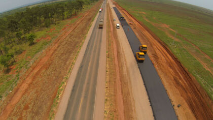 Com a estadualização da BR-163, o governo estadual assumiu as obras de duplicação da rodovia