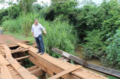 Max Russi pede reforma de 24 pontes em distritos e assentamentos rurais