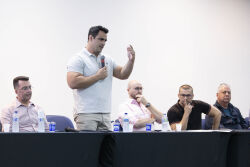 CST do Esporte realiza primeira reunião de trabalho na Arena Pantanal