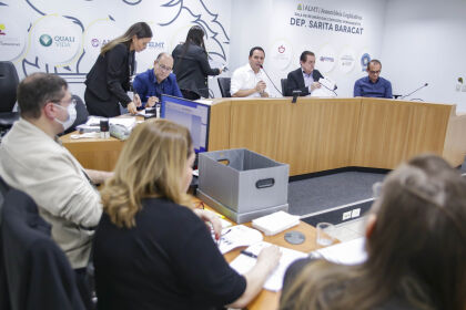 "No mês de junho, foram mais de 160 projetos analisados pela CCJR, nas reuniões ordinárias, com a presença frequente dos membros, é importante dizer isso", destacou o vice-presidente Diego Guimarães