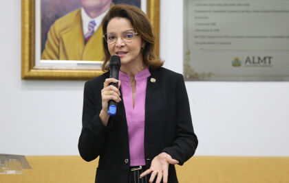 A subprocuradora da Mulher, Francielle Brustolin