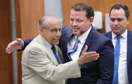 Em seu discurso, agradeceu os mais de seis mil e 700 votos alcançados na eleição