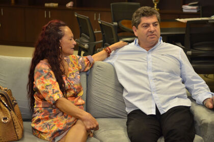 Presidente Guilherme Maluf recebe representantes do Grupo Flor Ribeirinha 