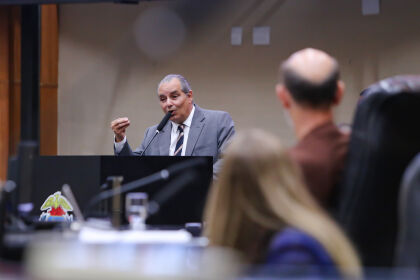 César Miranda, secretário de Estado de Desenvolvimento Econômico, participou da sessão.