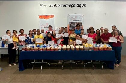 Os alunos concluíram as atividades de capacitação