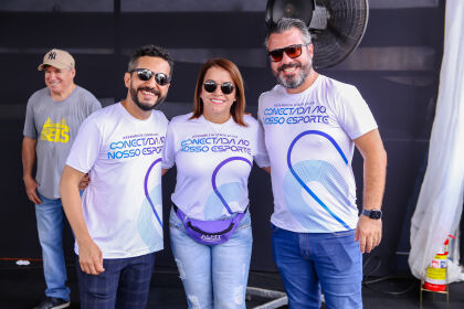 Equipe de comunicação da ALMT atuando na divulgação do evento a fim de estimular a prática esportiva