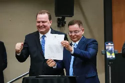 Posse da nova Mesa Diretora da ALMT