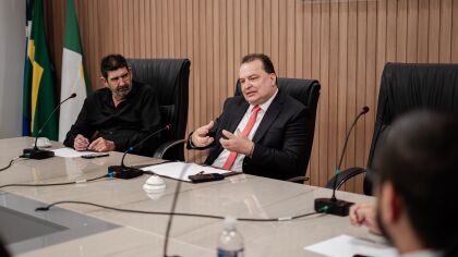 O encontro também contou com a presença do primeiro-secretário da Mesa Diretora, deputado Dr. João (MDB).