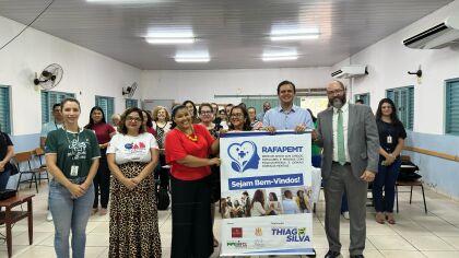 O deputado Thiago Silva participou do lançamento da Rede em Rondonópolis