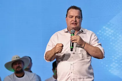 Deputado Max Russi durante abertura da 9ª Farm Show MT.