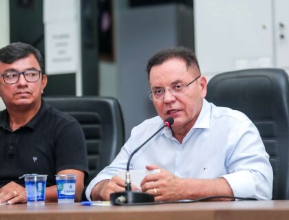 O deputado Eduardo Botelho participou de audiência realizada na Câmara de Barão de Melgaço