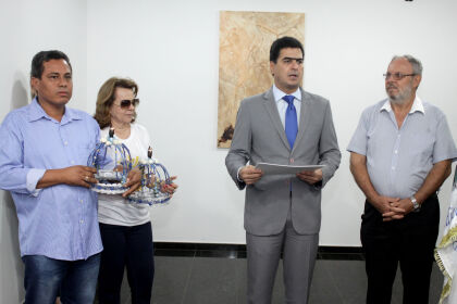 Deputado Emanuel Pinheiro recebe festeiros de São Benedito.