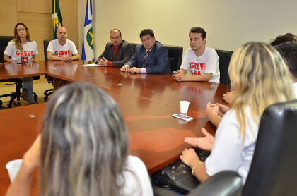 Presidente Guilherme Maluf recebe representantes da Saúde