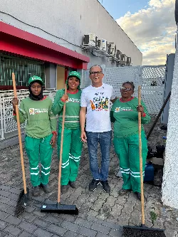 Corrida inédita em MT celebra garis e conta com apoio do deputado Fabinho Tardin