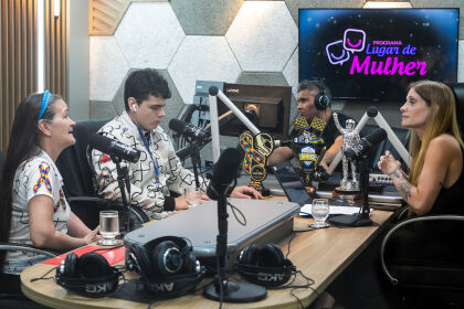 Lugar de Mulher recebe Dimy Kalinowski, piloto de Kart