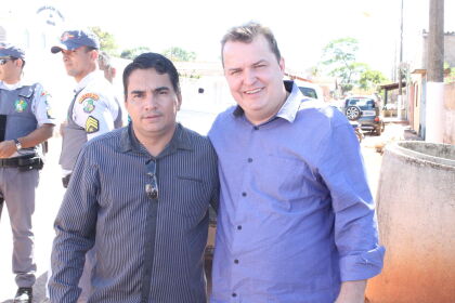 Max Russi em visita com o governador no Vale do Araguaia (General Carneiro)