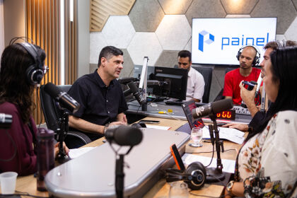 Painel recebe Cel. Henrique, Secretário de Comunicação Social, ALMT