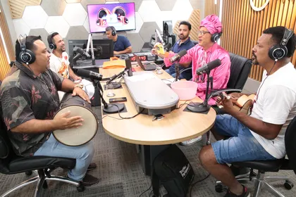 Programa No12Sound recebe o grupo de pagode Filhos da Capadócia