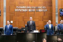 Instalação da 20ª Legislatura da Assembleia Legislativa de Mato Grosso