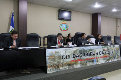 CPI das Obras da Copa com  a Presença ex. SEC Pedro Shinohara e Jean M.Silva Nunes