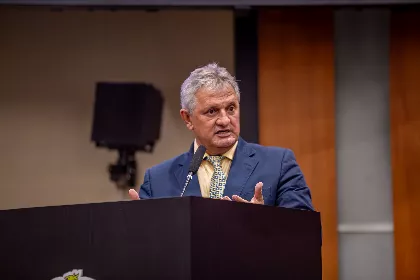 Deputado Dilmar Dal Bosco durante Sessão Ordinária no Plenário das Deliberações Rene Barbour