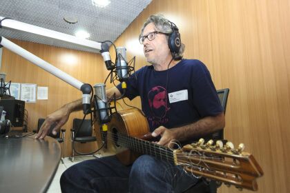André Balbino na rádio AL