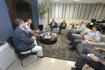 Dep. Guilherme Maluf recebe visita do Comandante Geral da PM
