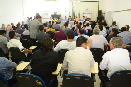 Reunião com prefeitos e vereadores da região de Sinop