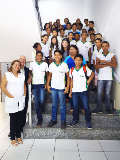 ALMT recebe os alunos da Escola Municipal Antonia Tita Maciel de Campos