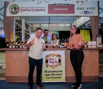 Feira de Economia Criativa e Solidária dos Quintais Cuiabanos, com 20 expositores. O projeto é realizado pelo Instituto Brasil e viabilizado por meio de patrocínios via Lei Rouanet (Lei nº 8.313/91).Foto: VANDERSON FERRAZ SANTOS