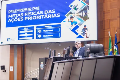 Audiência pública para apresentação das metas físicas referentes ao 2º semestre de 2025, realizada em maio.Foto: ANGELO VARELA / ALMT